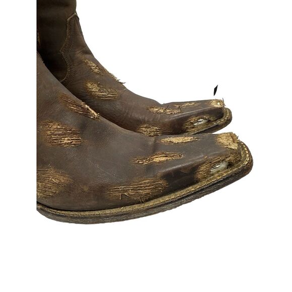 Men’s Boots and Leather Size 8  Brown And Metal Holes Tres Garcia main image 5